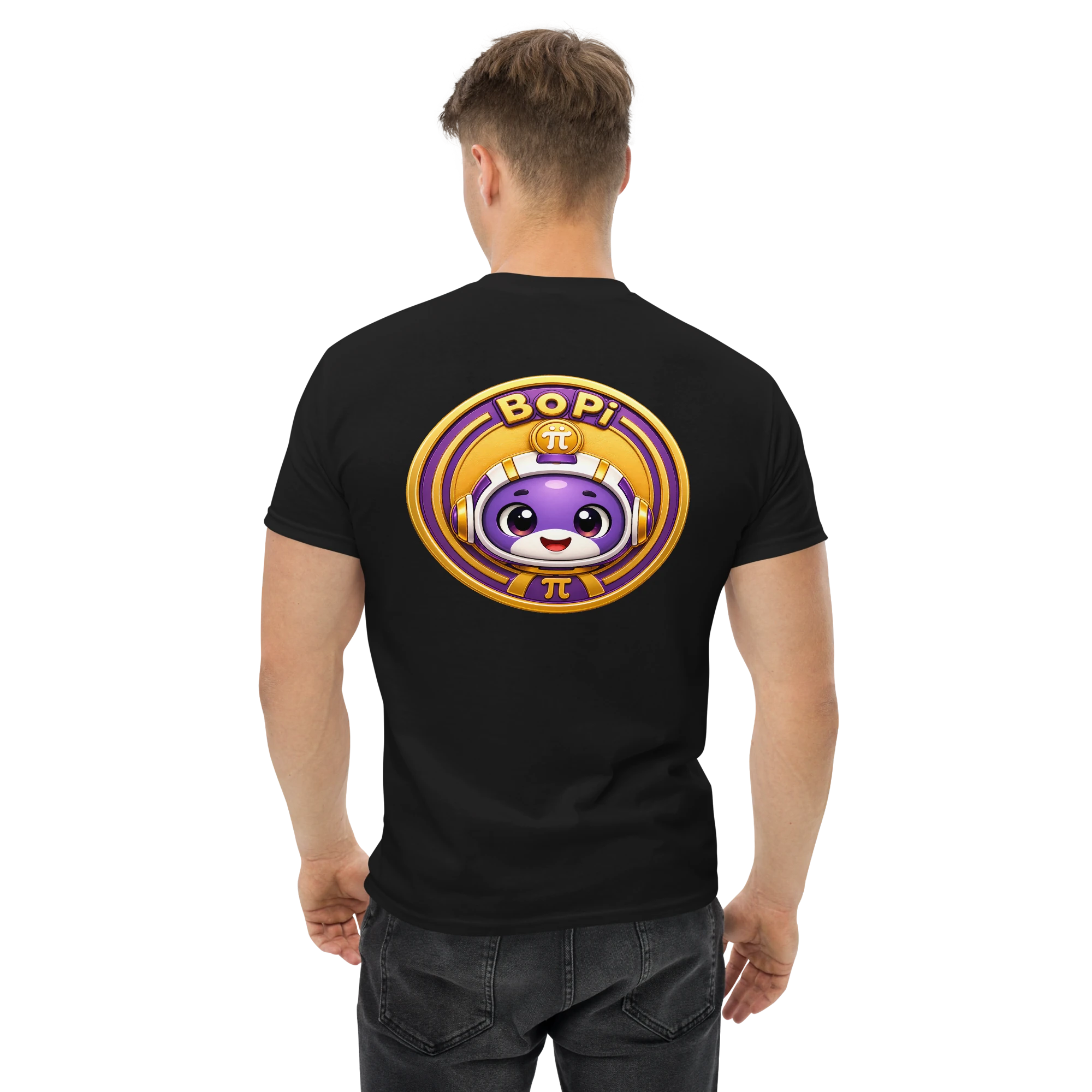 Black BoPi T-Shirt with official BoPi design